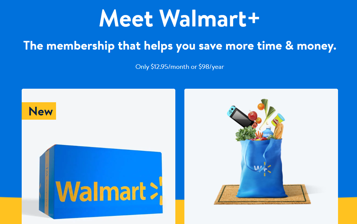 Walmart 멤버십 프로그램 Walmart+, 가입자 수 증가하며 Amazon Prime을 위협 - 로아AI