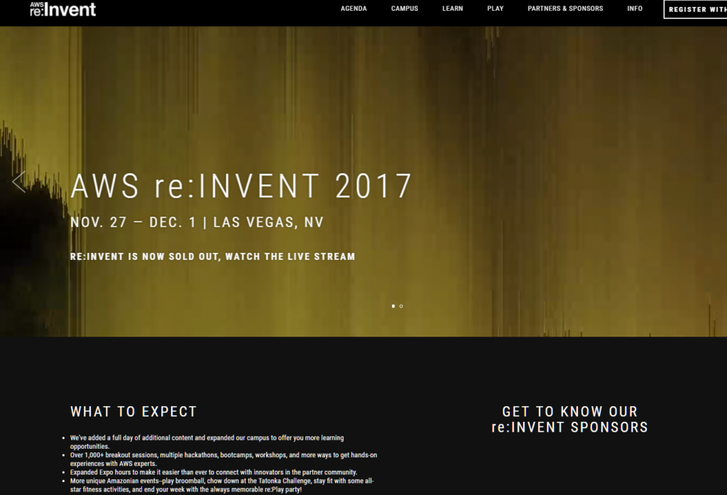 Amazon, AWS ReInvent 행사 시작 로아AI