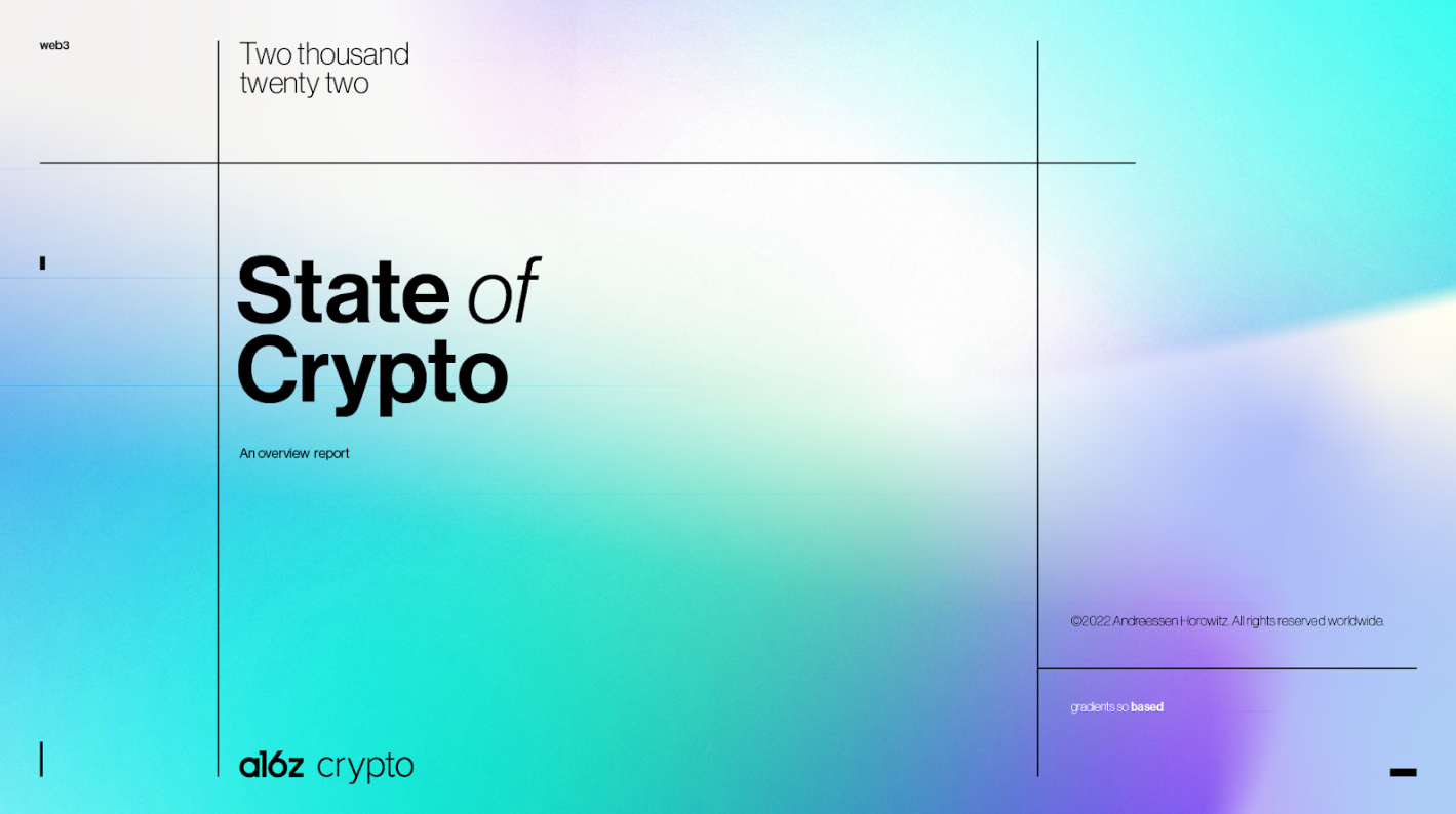 네번째 사이클을 지나고 있는 암호화폐 시장 - a16z 암호화폐 리포트 2022 - 로아AI
